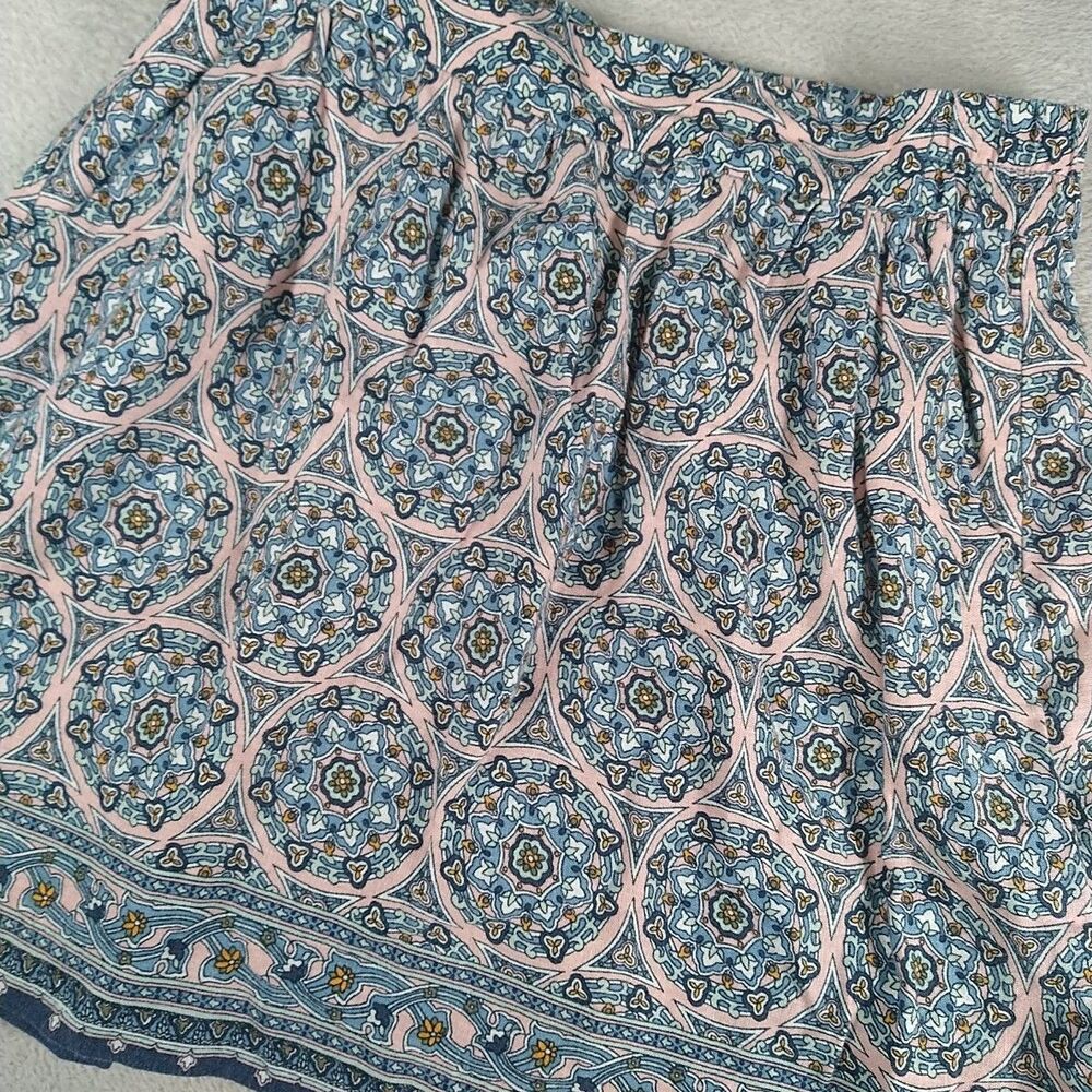 Loft Linen Skirt Women's Small Pull on A-line flare mini above knee - Picture 2 of 9